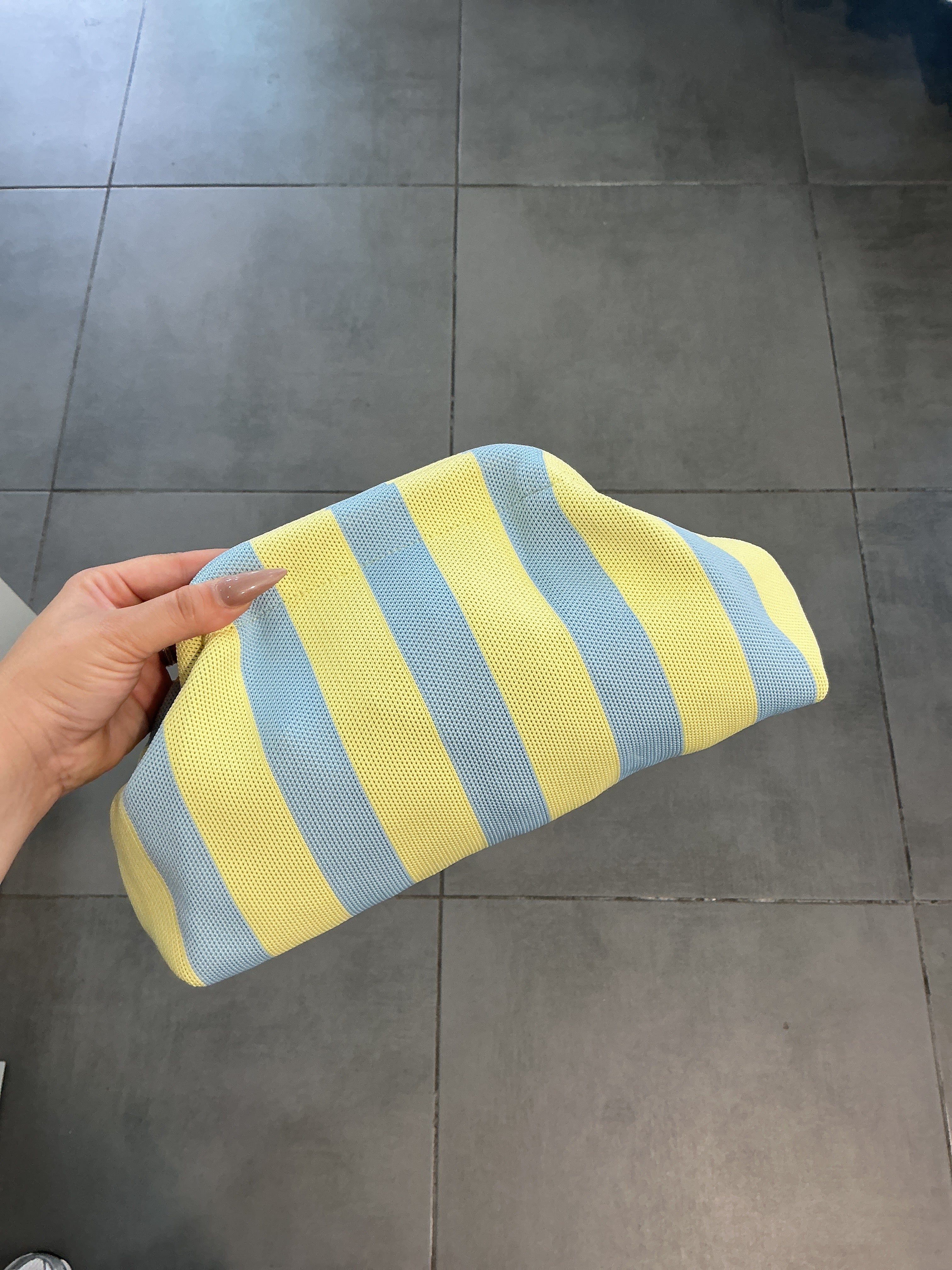 SOBRE VERANO RAYAS AMARILLO/AZUL