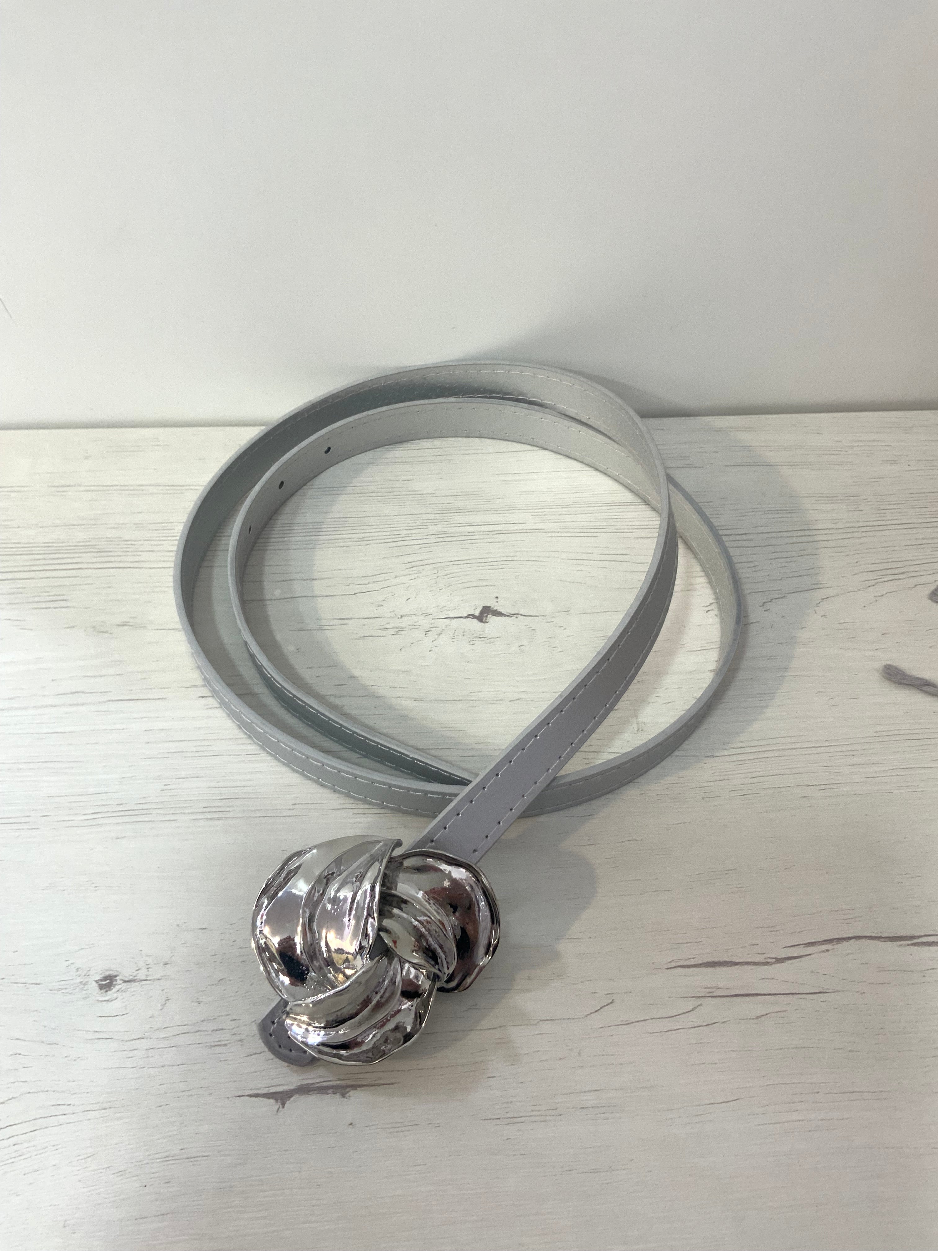 Cinturon FLOR PLATA