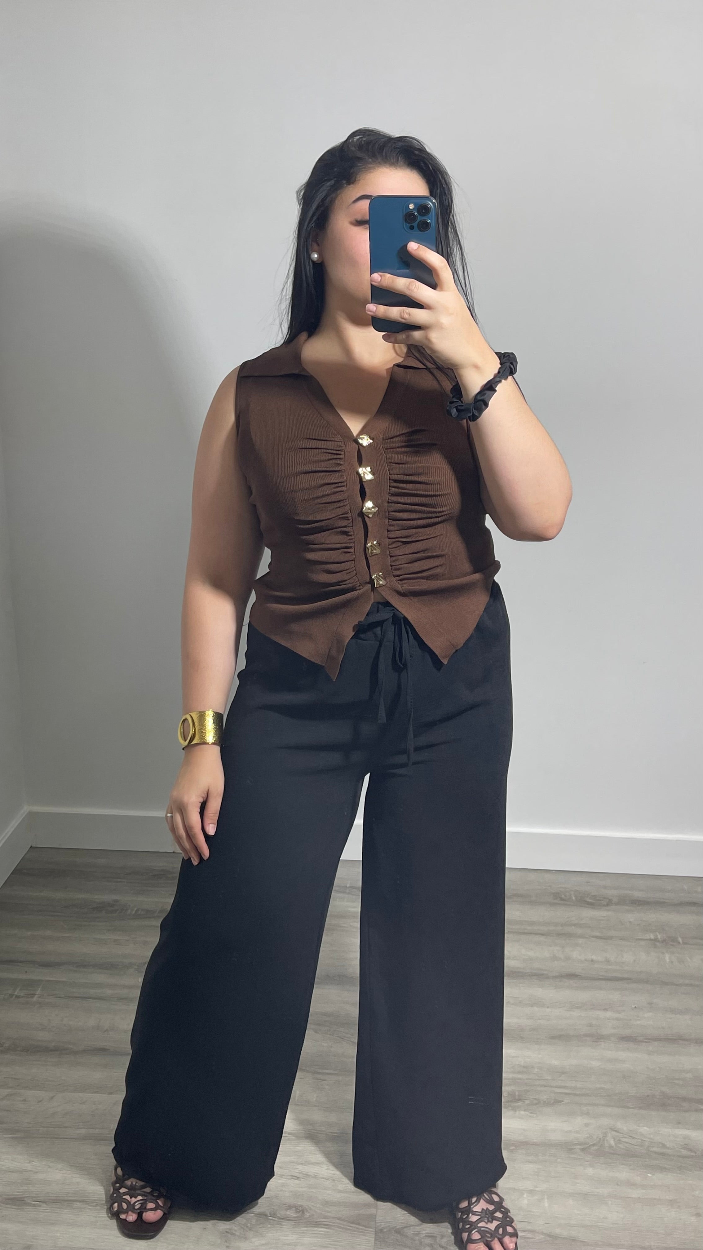 PANTALÓN PALAZO NEGRO