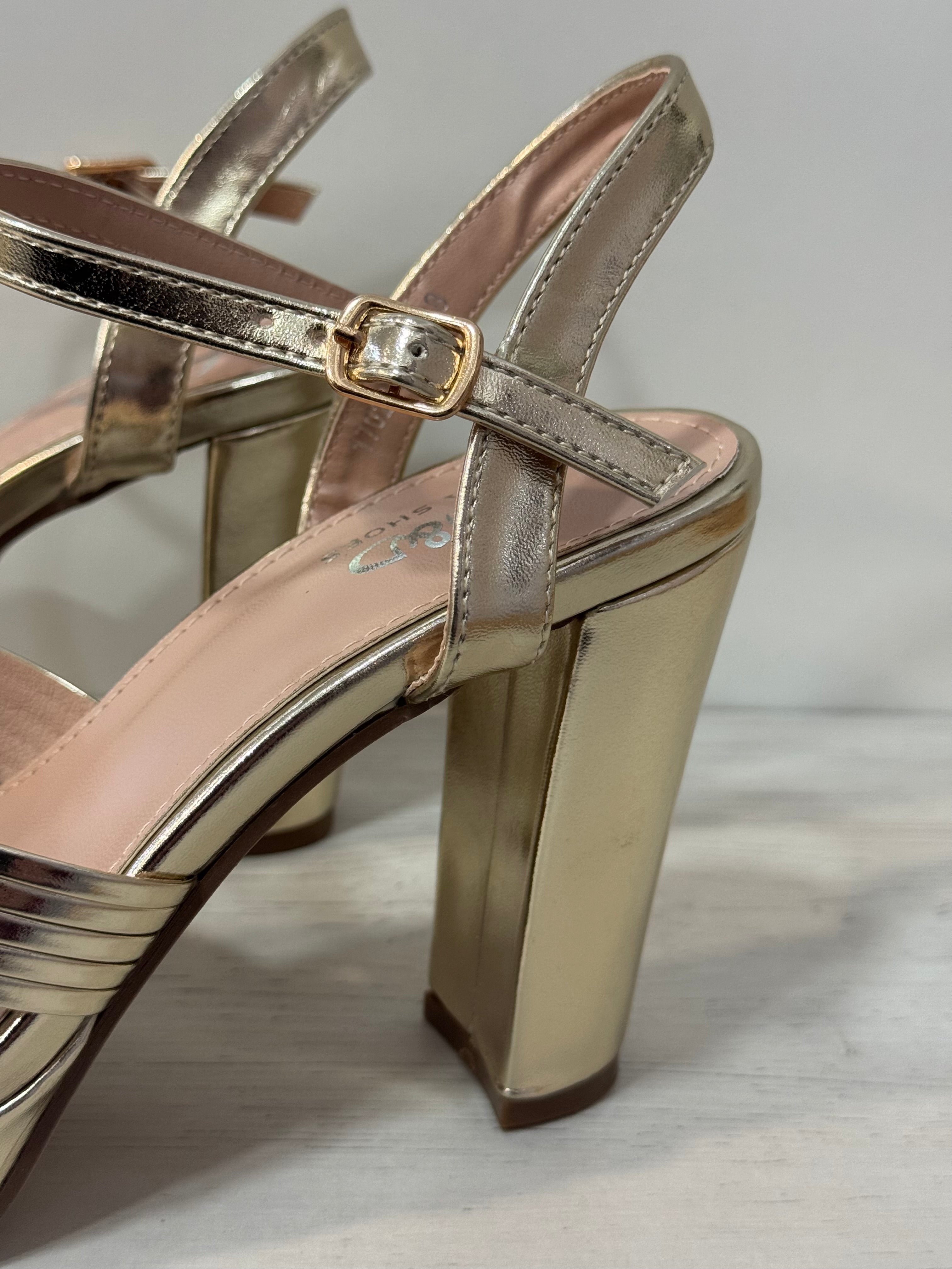 Tacón NADIA dorado