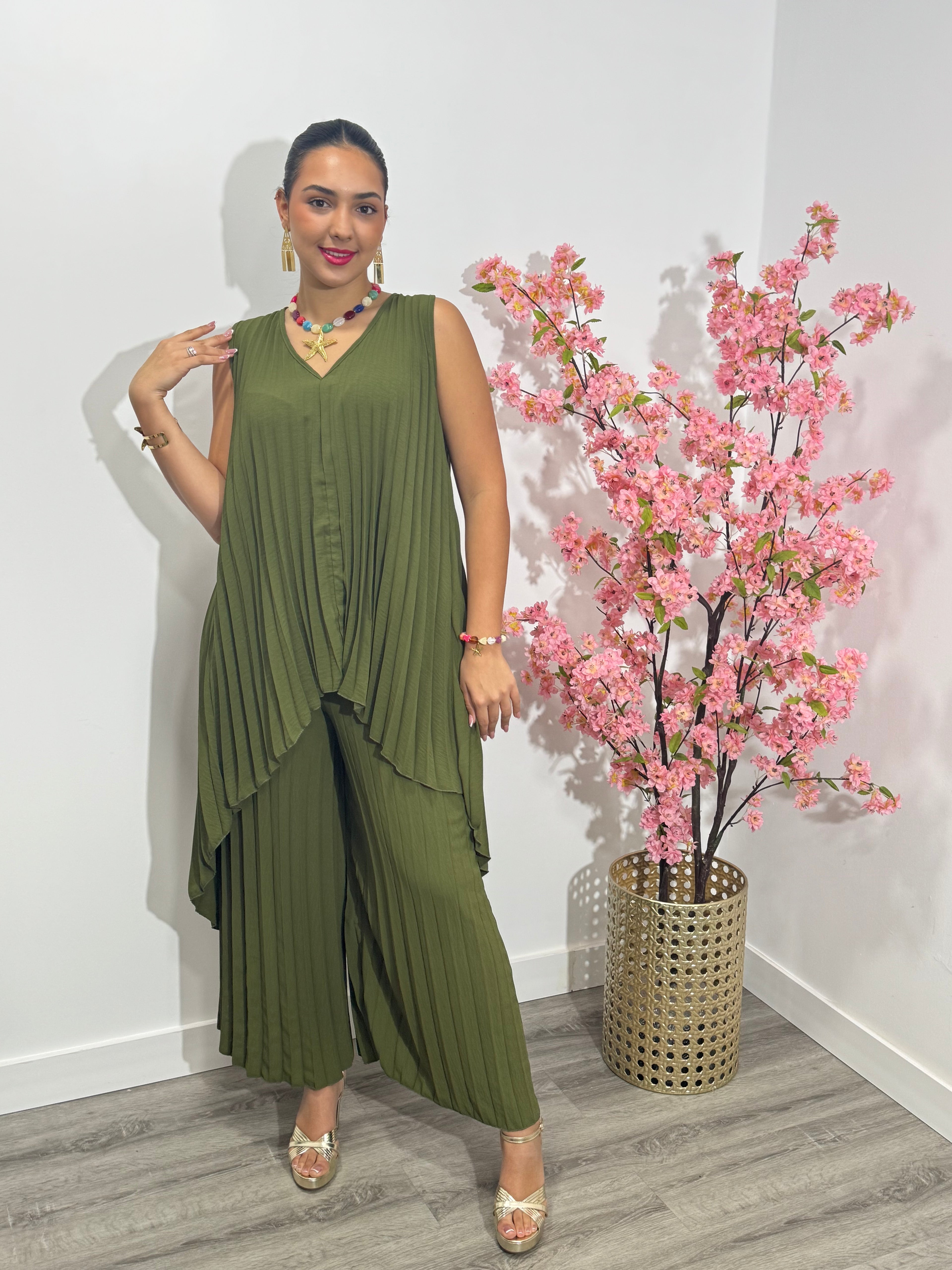 CONJUNTO CANDELA VERDE